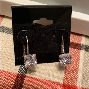 Swarovski crystal princess drop earrings